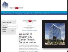 Tablet Screenshot of missioncitycenter.com